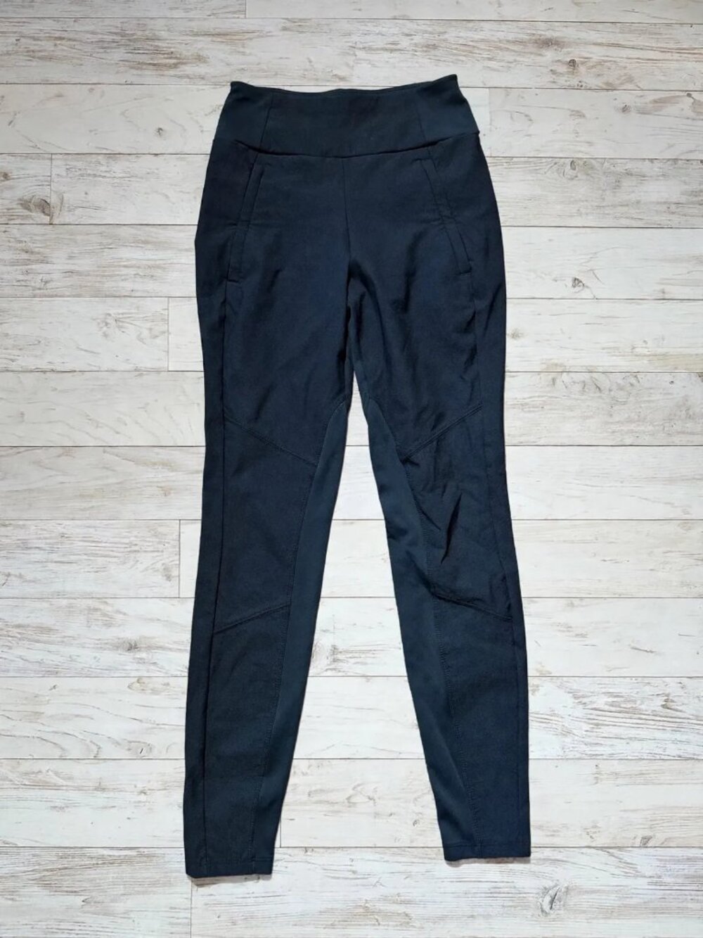 Athleta Headlands Hybrid Trek Tight Black Size 0 Zip Pockets